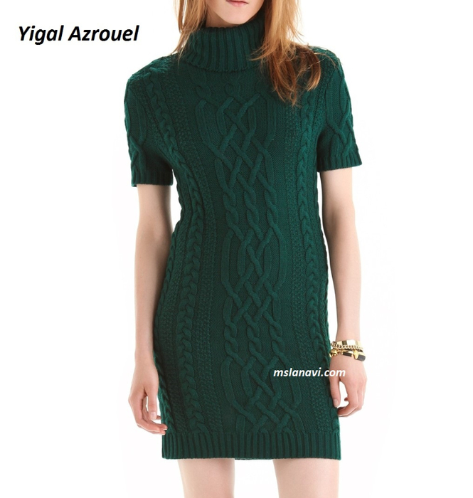 вязаное-платье-спицами-от-Yigal-Azrouel (665x700, 240Kb)