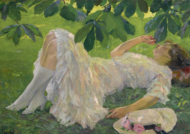     (Reclining Woman In White) (656x465, 407Kb)