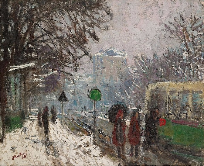 + Bineau Boulevard under the Snow (672x546, 551Kb)
