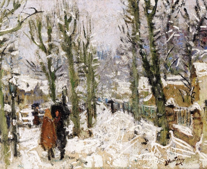 -- Landscape in the Sno. (694x569, 615Kb)