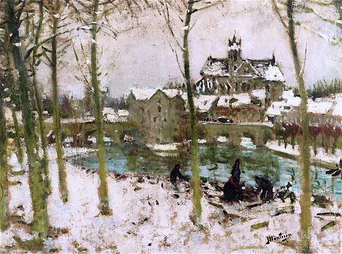 -- Moret-sur-Loing in the Snow (692x514, 621Kb)