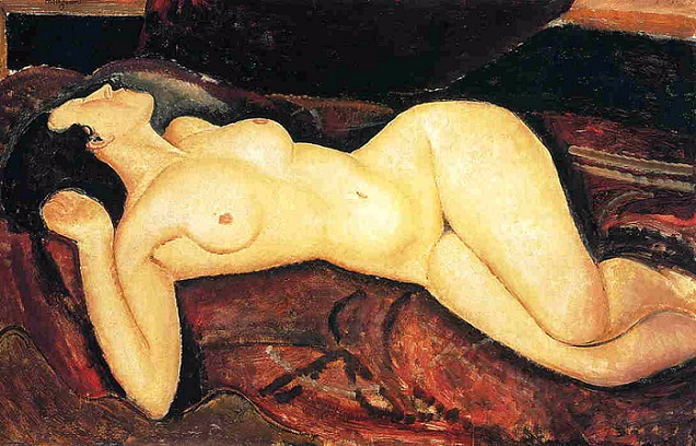 Recumbent Nude 1917 (636x408, 340Kb)