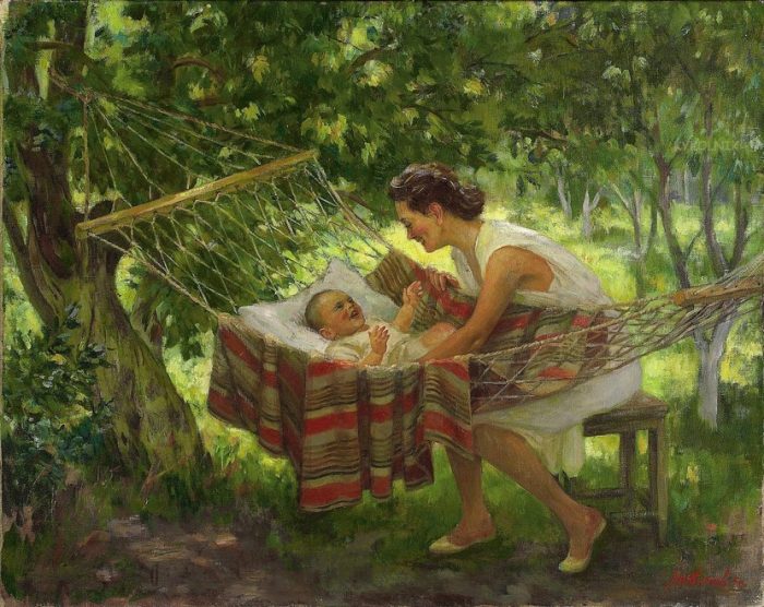 6098670_2Lubimova_Aleksandra_Mihailovna__Materinstvo (700x556, 98Kb)