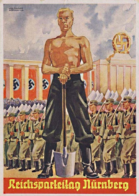 Рисунки, агитационная открытки вермахта