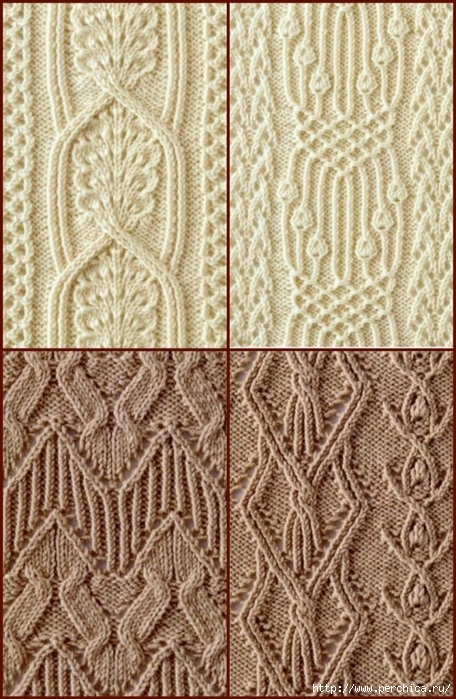 Японское вязание спицами на русском языке со схемами и описанием