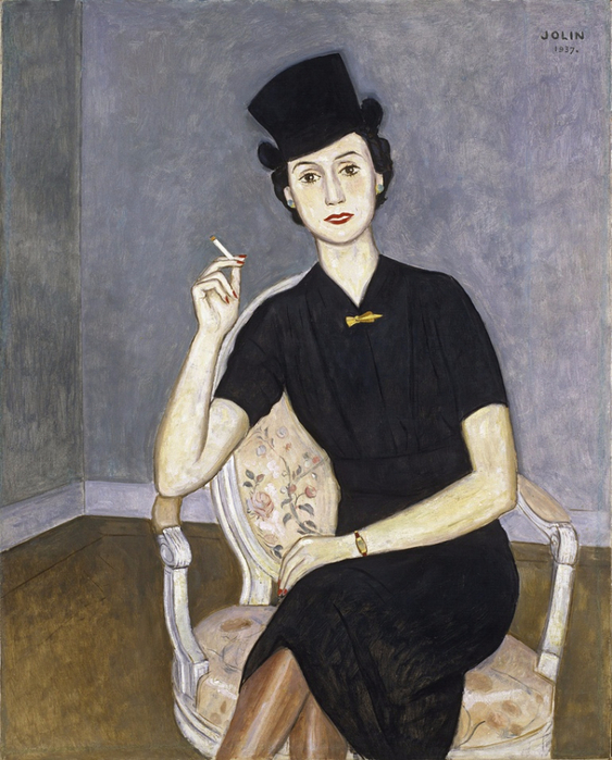 The lady in black. 1937 (563x700, 416Kb)