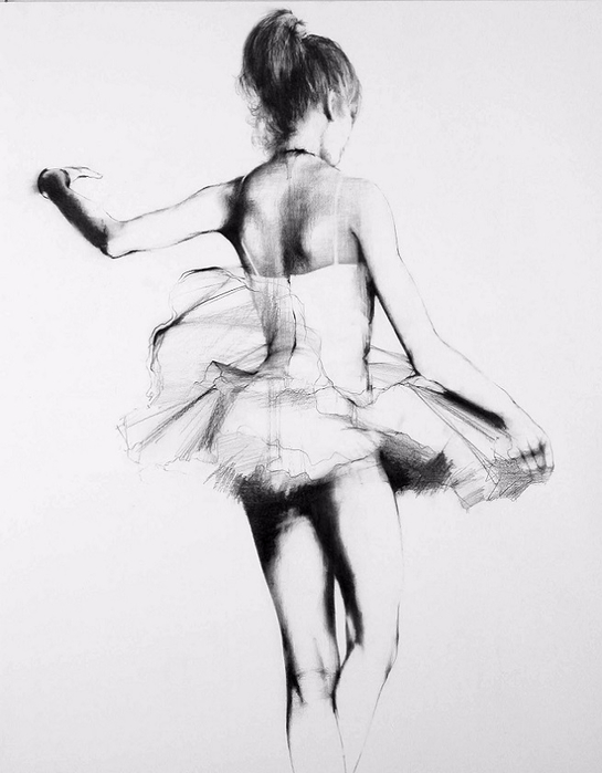 Dance Steps (Pencil on Paper). (545x700, 163Kb)