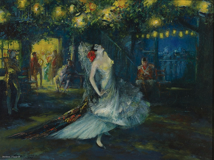 Everett Shinn Carmen Stage, 1938 (700x524, 471Kb)