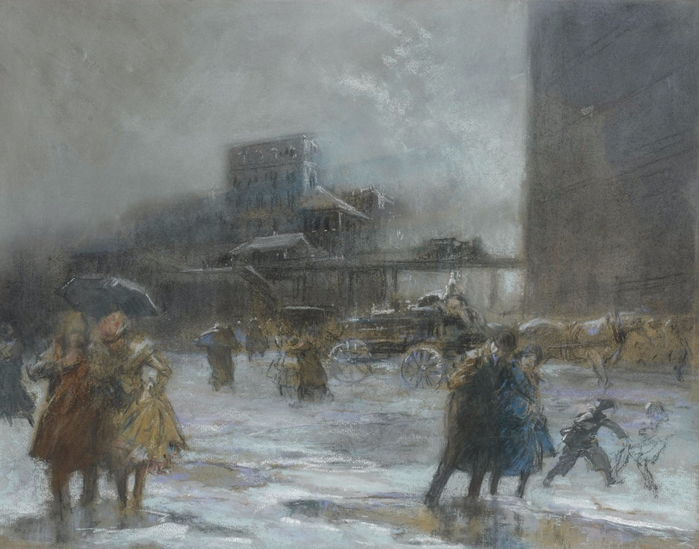 Everett Shinn Cooper Square,  1900-1908 (700x549, 364Kb)
