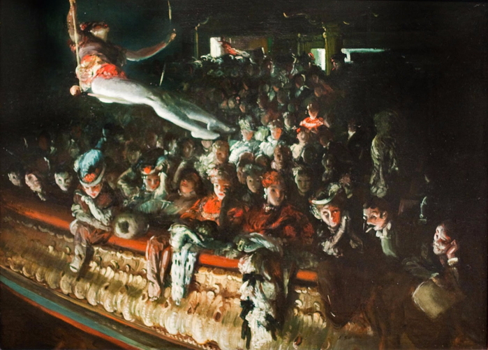 Everett Shinn The Hippodrome, London, 1902 (700x502, 384Kb)