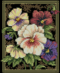  Dimensions 35073 - Pansies on Toile (216x261, 141Kb)