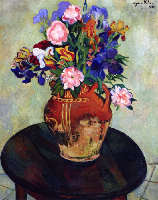 Bouquet-of-Flowers-on-a-Table-1930 (554x700, 489Kb)