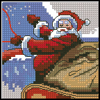  Dimensions 73181 - Santas on his way (144x144, 50Kb)