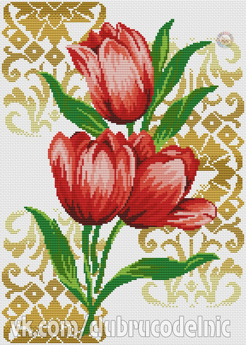 Тюльпаны (498x700, 601Kb)