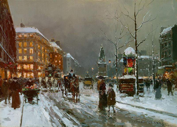 014. Place de Clichy in winter-large (700x501, 420Kb)