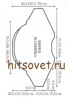 Петля глиссона выкройка чертеж