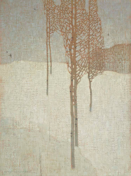 Winter Trees and Scattered Birds (522x700, 361Kb)