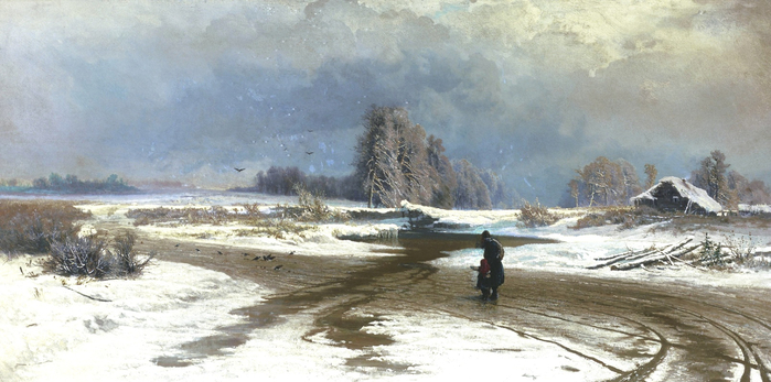 Фёдор Александрович Васильев Оттепель 1871 (700x347, 283Kb)