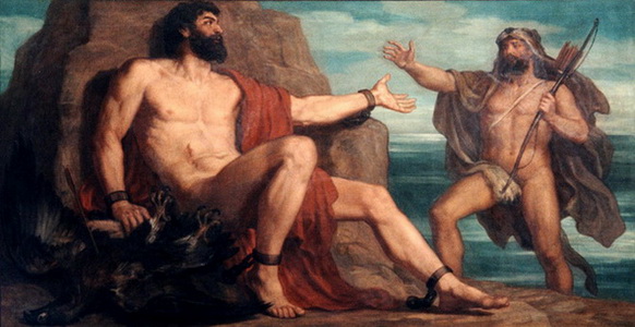 Christian Griepenkerl - Прометей и Геракл, 1878. Муз Augusteum, Oldenburg, Герм (582x300, 89Kb)