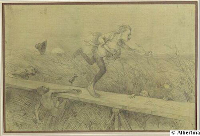 1898 Ver Sacrum, № 3, стр. 10 - Der Dieb (650x442, 88Kb)