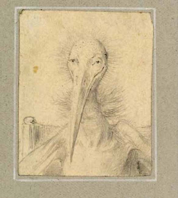 1880-1900 Brustbild eines in einem Lehnstuhl sitzenden maratuhnlichen Geschpfes (584x650, 106Kb)