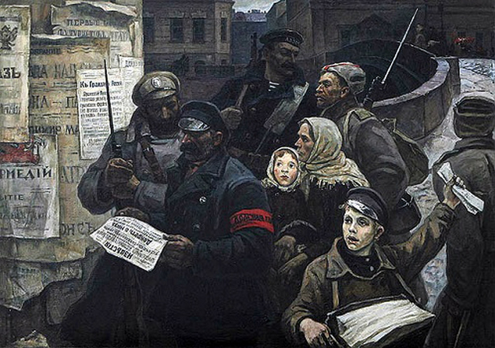 Декрет о мире картина
