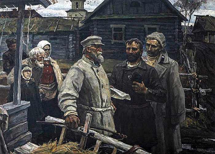 Декрет о мире картина