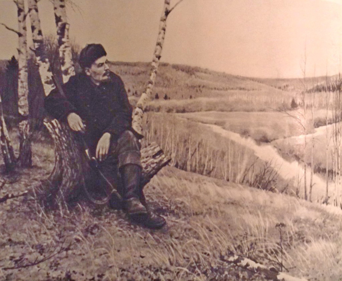 Ленин на охоте картина