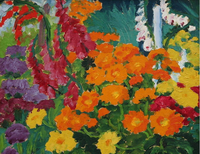 1919 Flower garden,    (700x540, 167Kb)