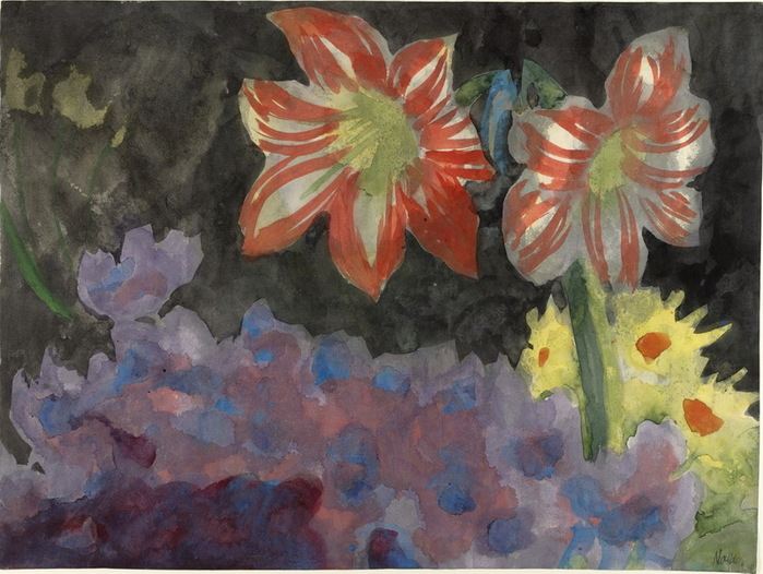 1930 Amaryllis and Anemone (Amaryllis und Anemone) ,   (700x526, 134Kb)