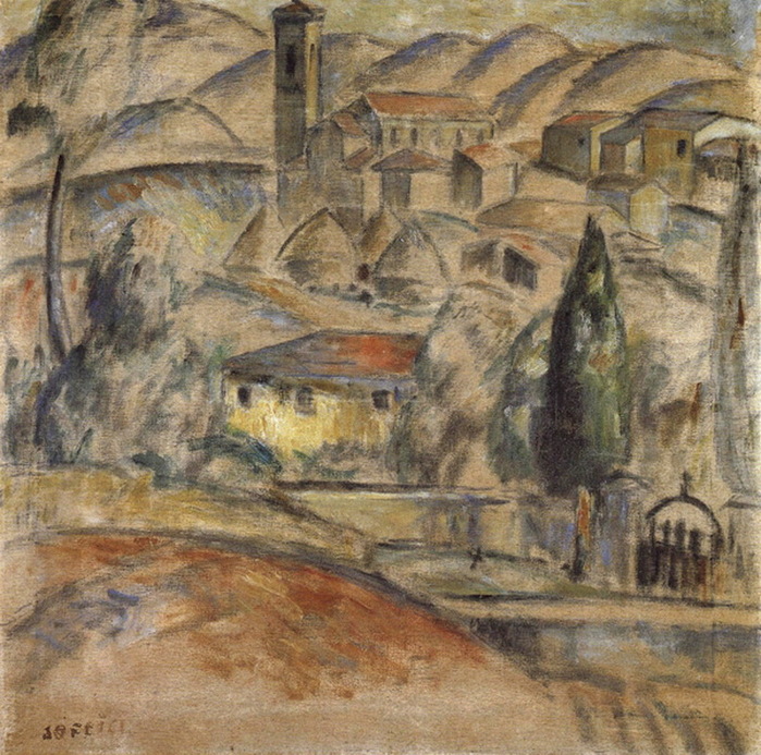 1912 Paesaggio.   (700x693, 208Kb)