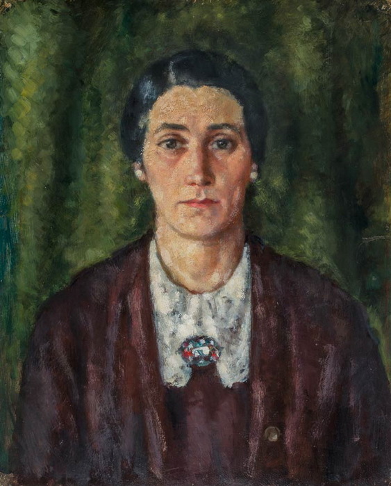 1930-1940 Ritratto di mia moglie (  ). , .  ,  (563x700, 121Kb)