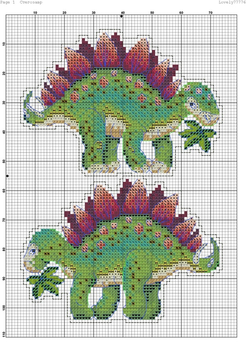 Динозаврик схема. Вышивка динозаврика. Вышивка динозавры схемы.