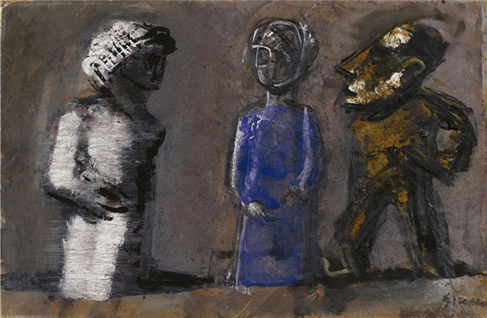 1940-1949 I tre Totem. , . 24.6 x 37.5 cm.  (700x456, 118Kb)