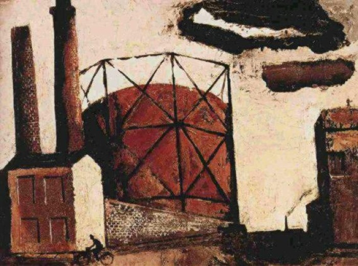 1943-1944 Gasometro ().   olio su tela, 38x51,5 cm,  (700x521, 136Kb)