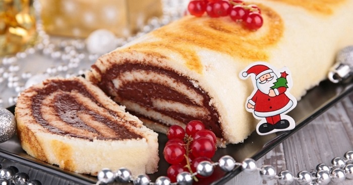 французский десерт « ождественское полено». (700x366, 225Kb)