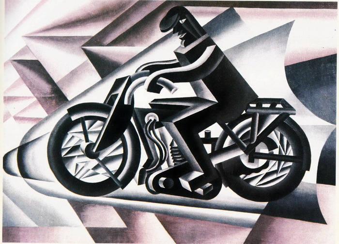 1923 Motociclista, solido in velocità (Biker, Solid at Speed) Artist Rights Society (ARS), New York SIAE, Rome) (700x503, 142Kb)