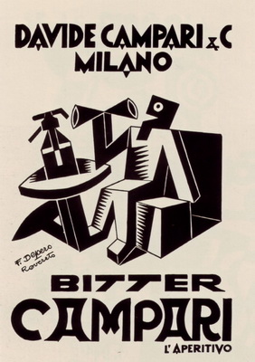 1926-1927 Bitter Campari, print ad cutout, Archivio Depero (282x400, 48Kb)