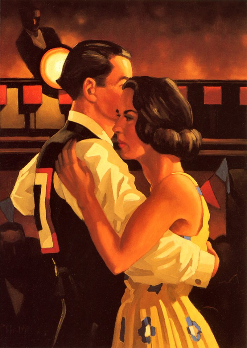 Jack Vettriano, 1951 - The twilight zone - Tutt'Art@ (4) (497x700, 362Kb)