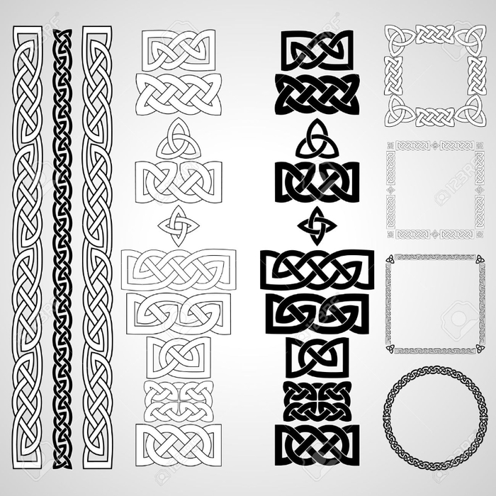 27815153-Celtic-knots-patterns-frameworks-Vector-illustration--Stock-Vector (700x700, 271Kb)