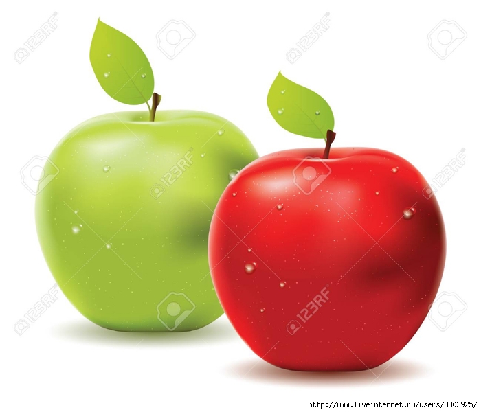 23032253-two-apples-red-and-green-one-on-white-background- (700x600, 141Kb)