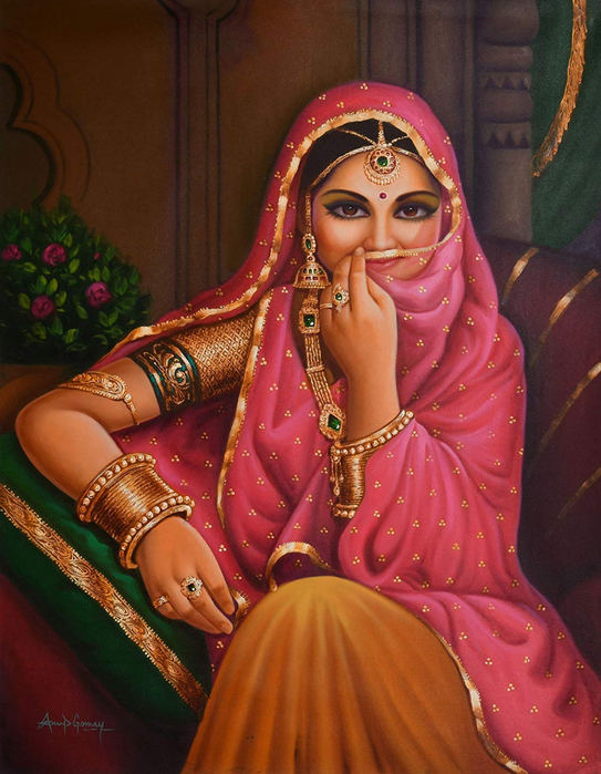 Anup Gomay - Indian artist - Catherine La Rose  (19) (543x700, 438Kb)