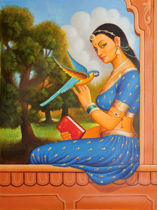 Anup Gomay - Indian artist - Catherine La Rose  (36) (525x700, 458Kb)