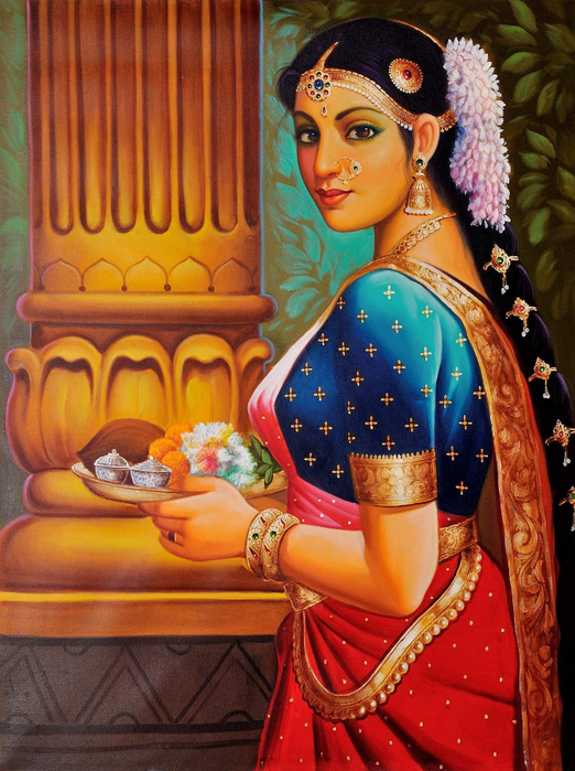 Anup Gomay - Indian artist - Catherine La Rose  (37) (522x700, 492Kb)