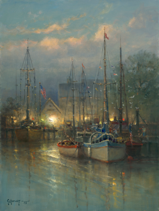 Harbor Dawn (527x700, 511Kb)