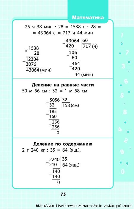 Марченко математика 1 4 классы в схемах и таблицах