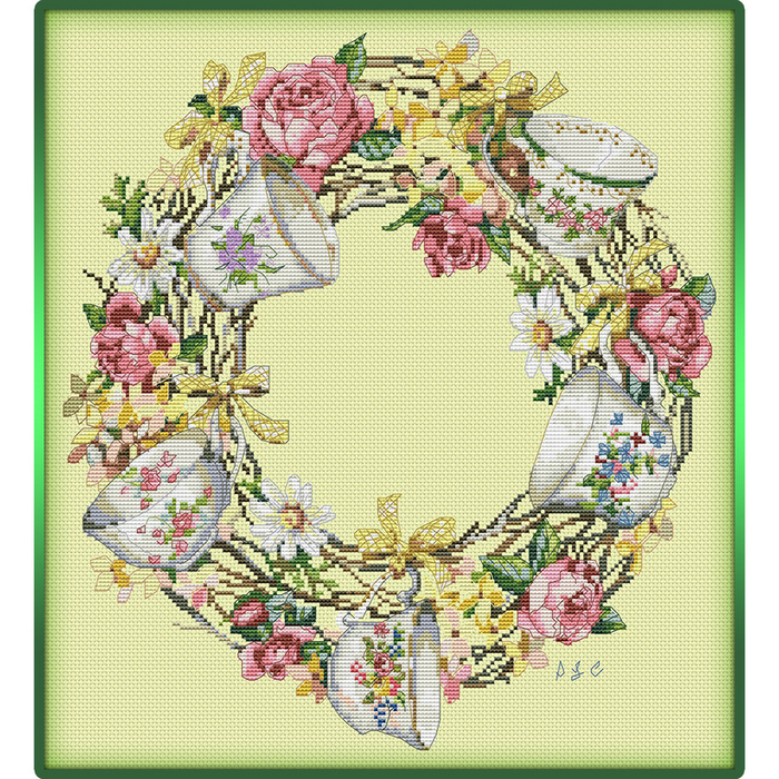 Teacup Wreath Picture (700x700, 744Kb)