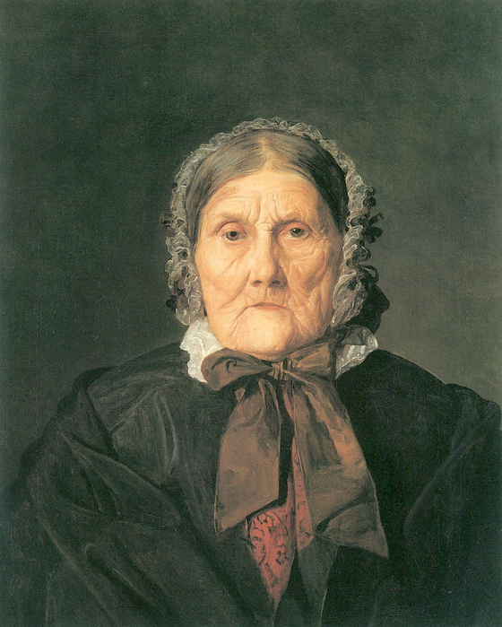 Bildnis der Frau Josefa Ernst, Mutter des Dombaumeisters Leopold Ernst (560x700, 496Kb)