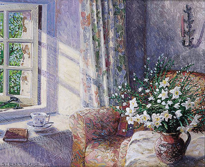 Stephen Darbishire 1940 - British Interiors and Landscape painter - Tutt'Art@ (4) (699x569, 603Kb)