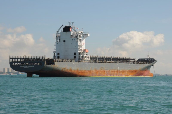 A 2010-built containership being sent for scrap in 2016. (700x464, 226Kb)